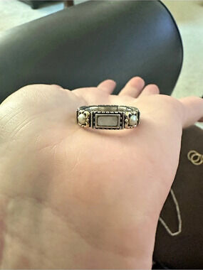 Konstantino Sterling Silver Mother of Pearl Statement Ring